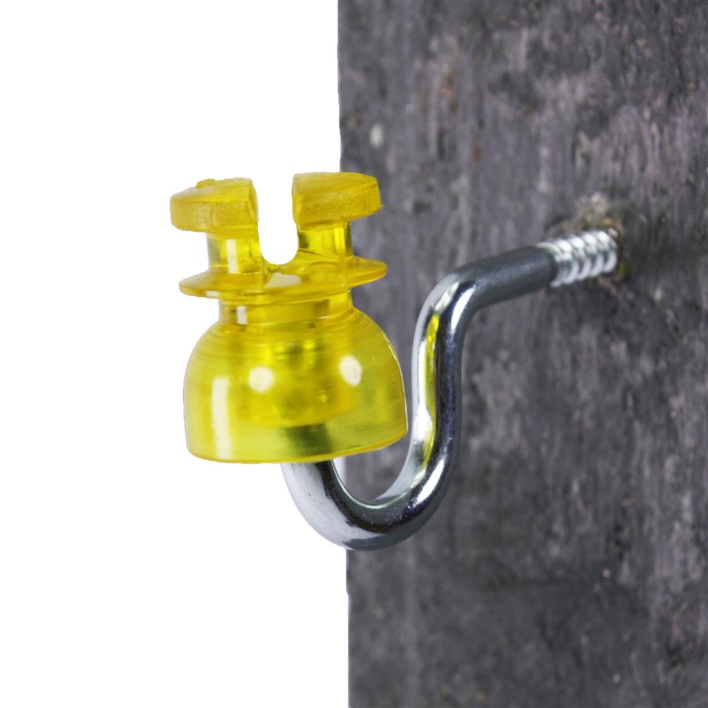 25x Schlitzisolatoren »C161« für Weidelitze, Draht