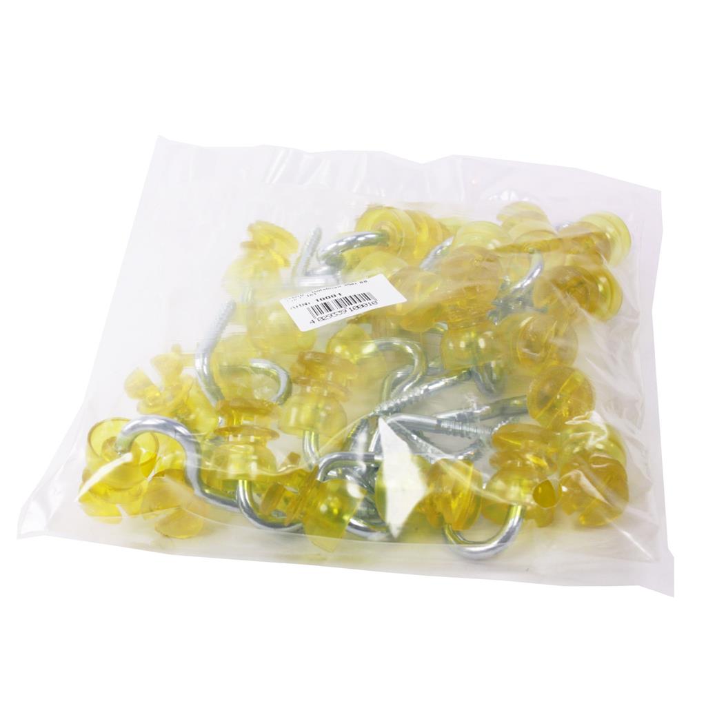 25x Schlitzisolatoren »C161« für Weidelitze, Draht