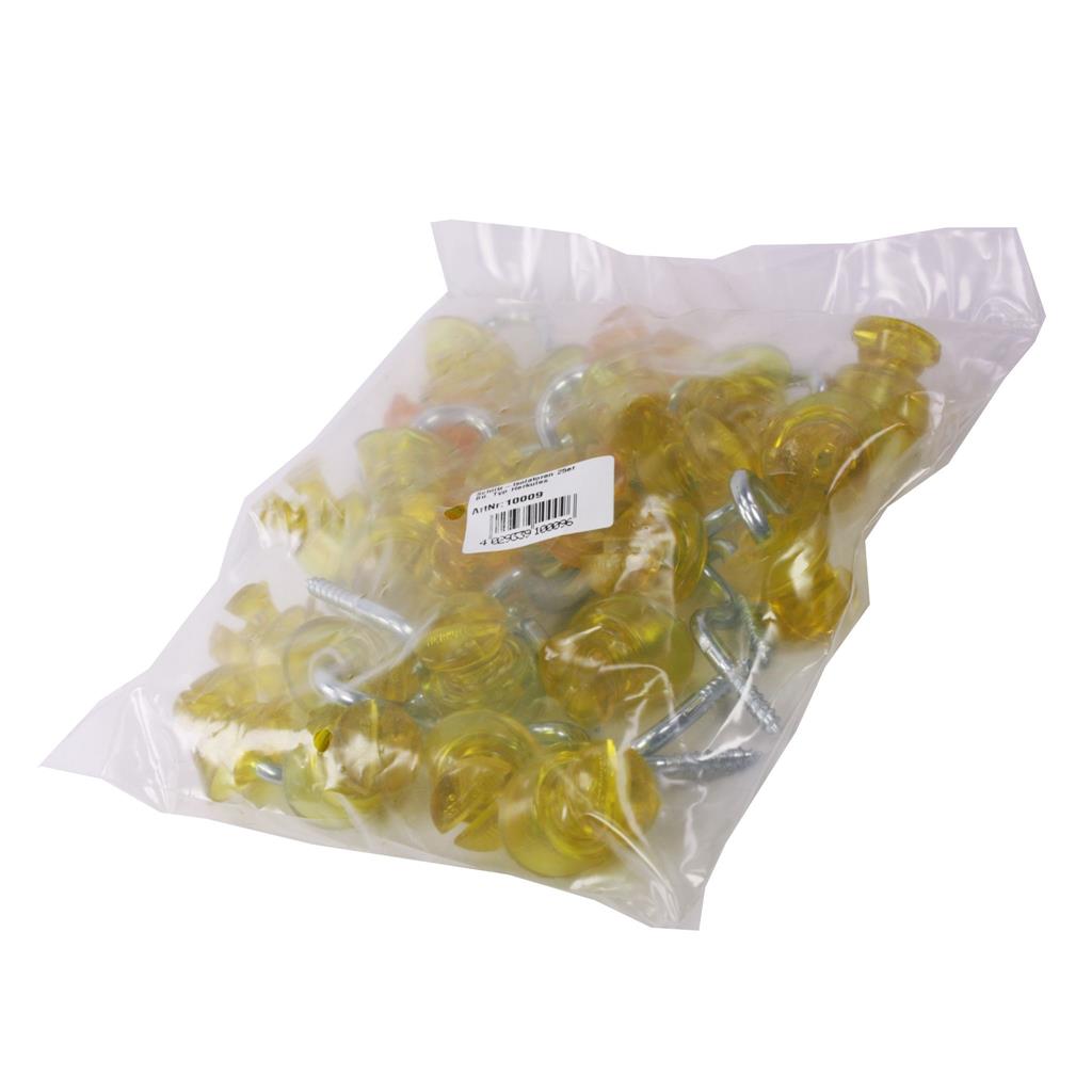 25x Schlitzisolatoren »Herkules« für Litze, Draht