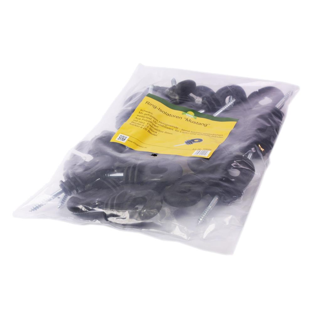 25x Ringisolatoren »Mustang« für Litze, Band