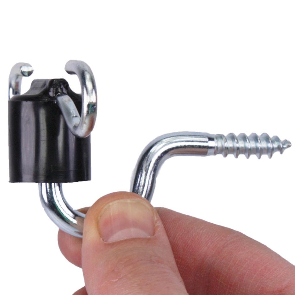 10x Torgriffisolatoren »Classic« für Weidetor · 2 Haken