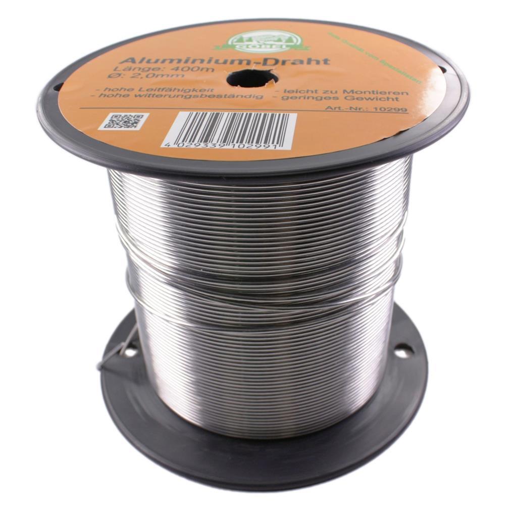 Weidezaundraht Alu »Classic« Top Leitfähigkeit · 1,6mm - 2,00mm, 400m