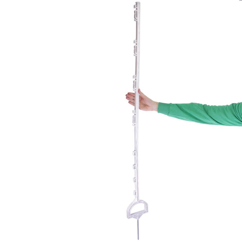 20x Kunststoffpfähle »Steigbügel« 155cm Weidezaunpfähle