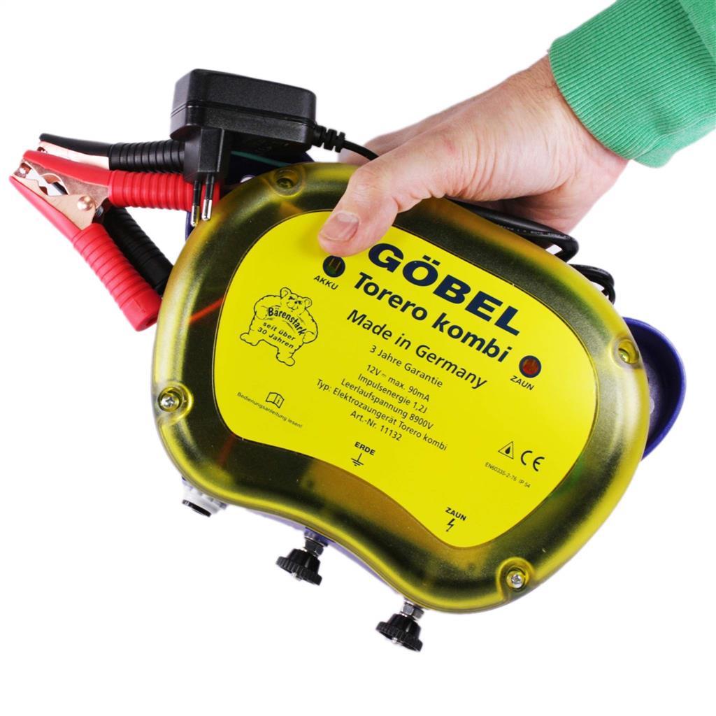 Weidegerät 12v 230v »Torero Kombi« Netzgerät bis 15km