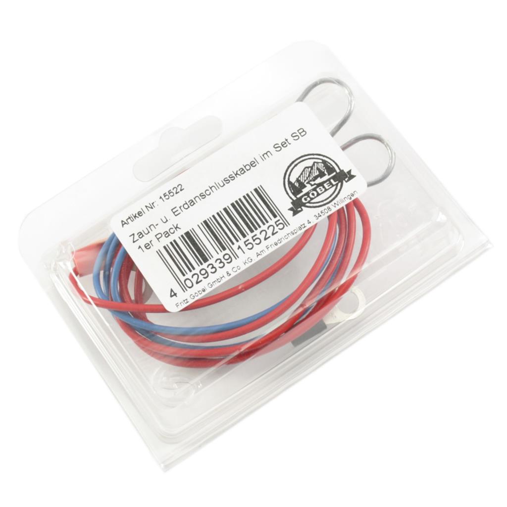 Weidezaun Anschlusskabel »Kit« Zaunset · Herz / Öse, Öse / Öse