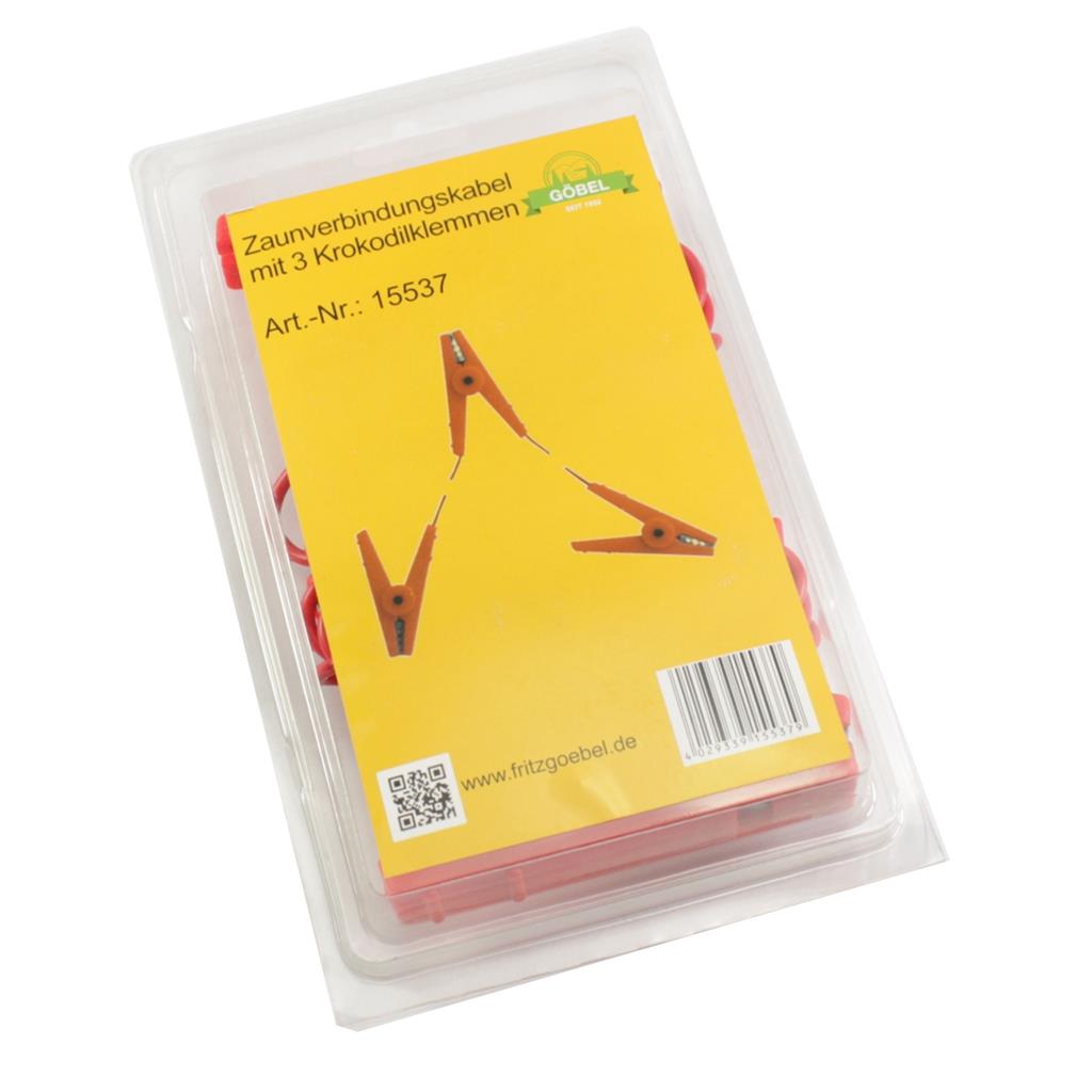 Weidezaunverbinder »Krokodilklemmen« verbindet Zaunreihen · 3x