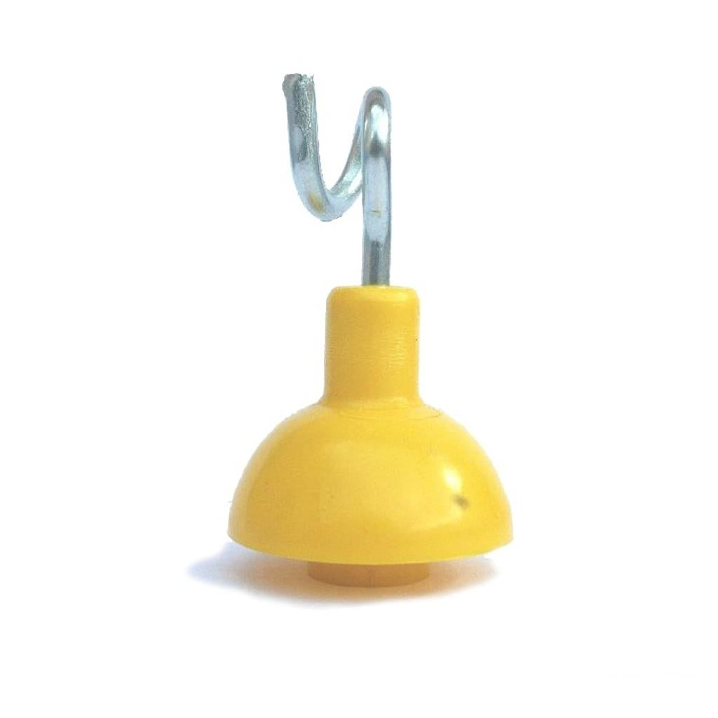 25x Kopfisolator »Metallöse« für Stahlpfahl oval 8mm