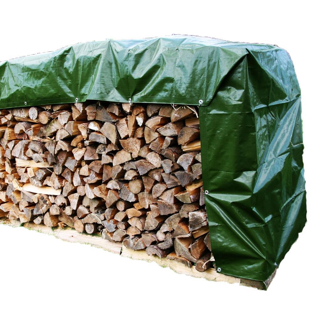 Holzabdeckplane »Classic« als Brennholzplane · 1,5x5m - 1,5x10m