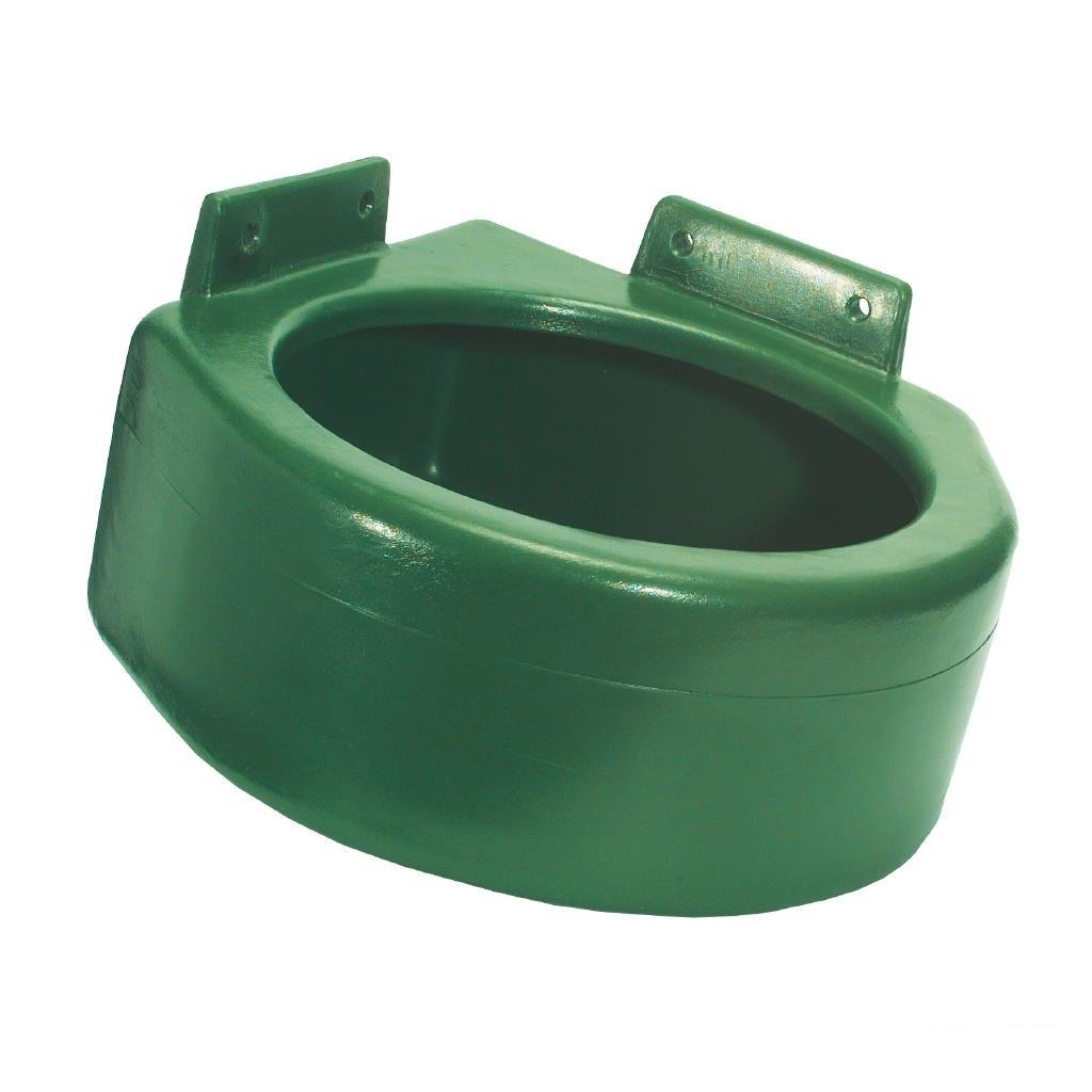 Futtertrog »Classic« Ecktrog, Sparkante, Ablauf · 54x33cm, 23l