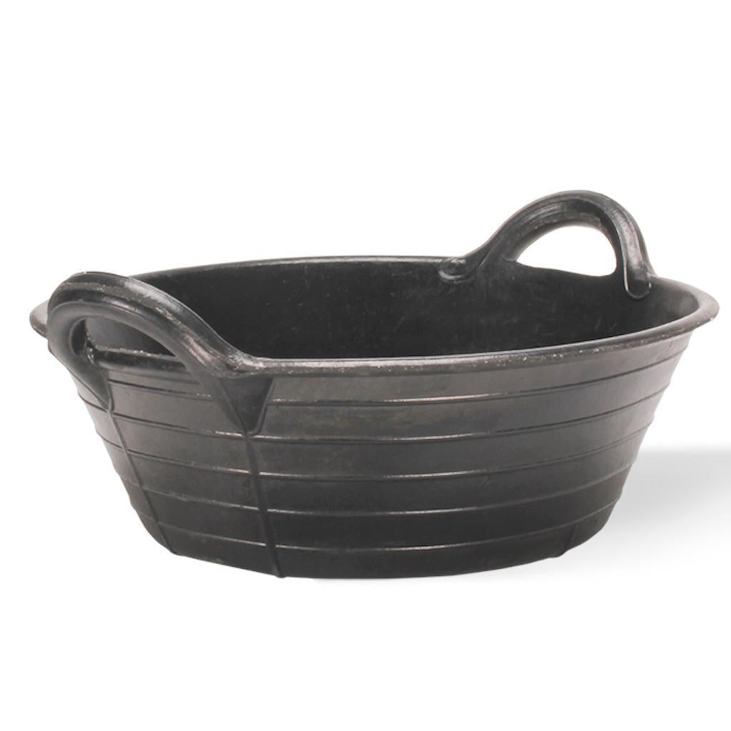 Flexibler Futtertrog »Gummi« in 4 Größen · schwarz