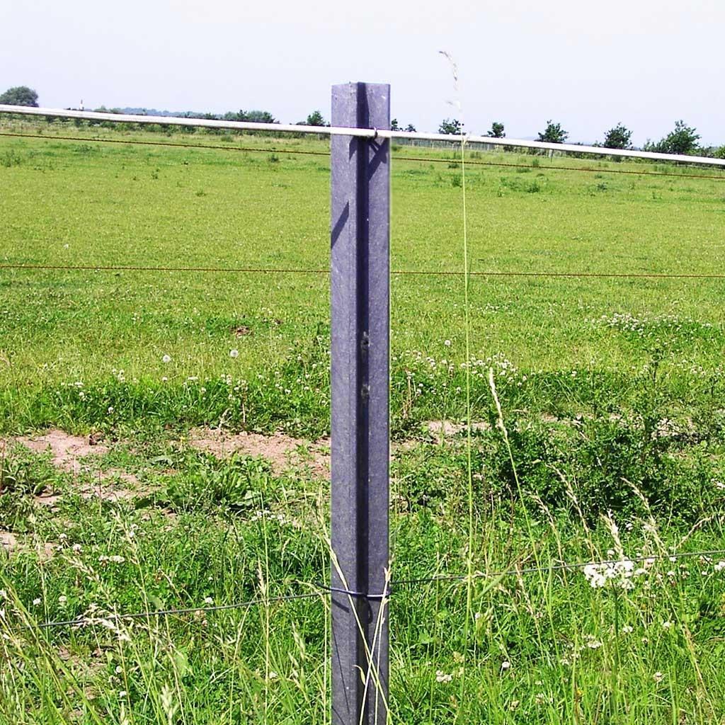 Recycling Pfähle »Kreuz« Zaunpfosten · 7x7cm, 1,85m