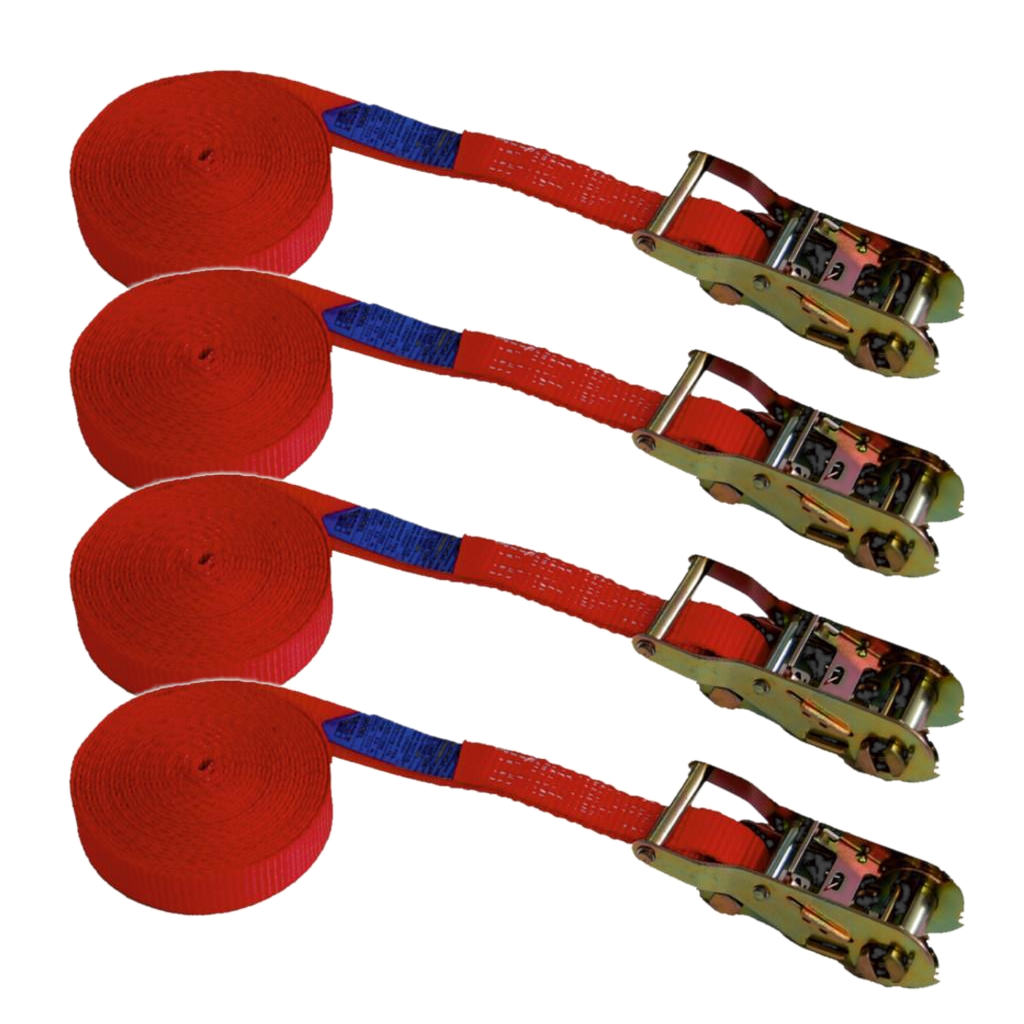 Zurr Gurt »5m / 25mm« Druckratsche, bis 1500daN, rot