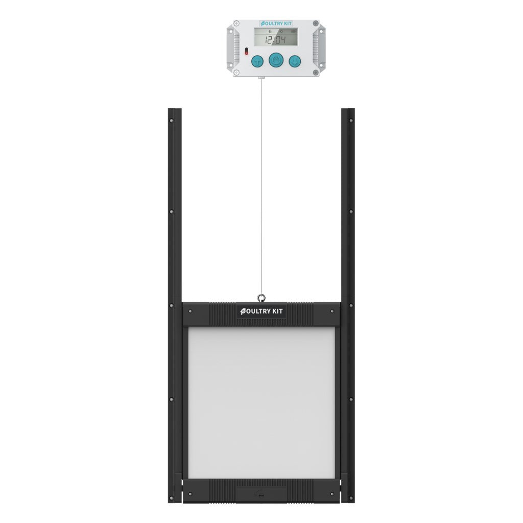 Automatische Hühnertür »Set« 250 x 320mm mit Selbstverriegelung