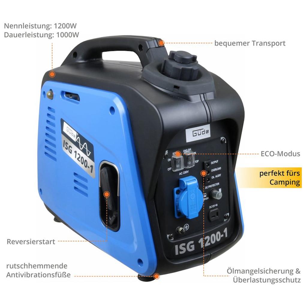 Stromerzeuger Güde »ISG 1200-1« Benzin Inverter, 1x 230V · 1200 Watt