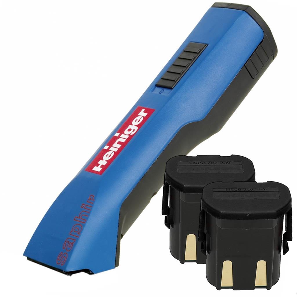 Heiniger »Saphir« Schermaschine, 2 Akkus, ohne Kopf