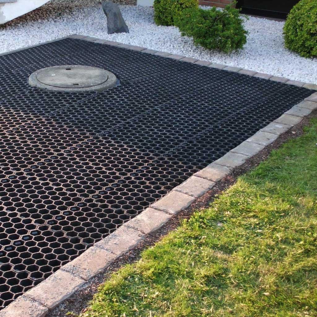 100x Paddockplatten »Rasenwaben« zur Befestigung · 50x40cm