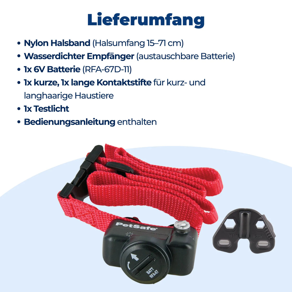 Unsichtbarer Hundezaun »Deluxe« Zusatzhalsband mit Ton, Impuls & Vibration