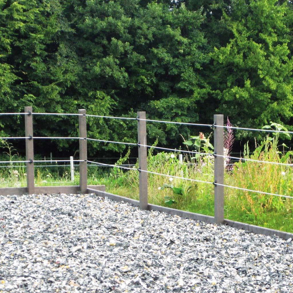 Recyclingpfahl »Rund, Eckig, Kreuz« bis 175cm