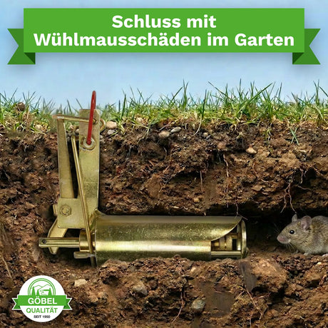Wühlmausschussgerät »Set« Schussfalle inkl. 50 Platzpatronen