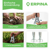ERPINA® Wühlmaus-Zangenfalle »Pro« mit Köderplatte · sichere Wühlmausbekämpfung
