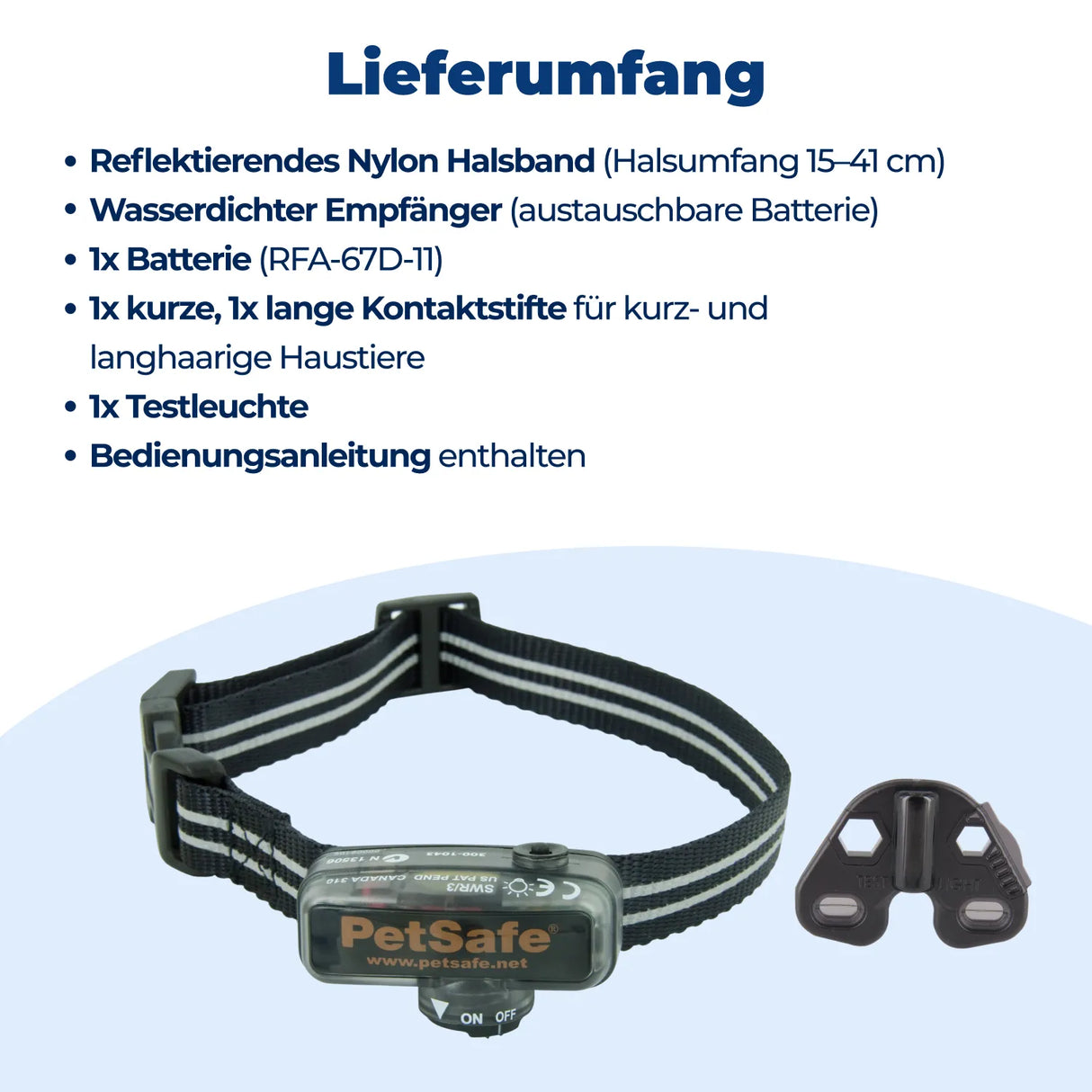 Unsichtbarer Hundezaun »Light« Zusatzhalsband mit Impuls & Ton