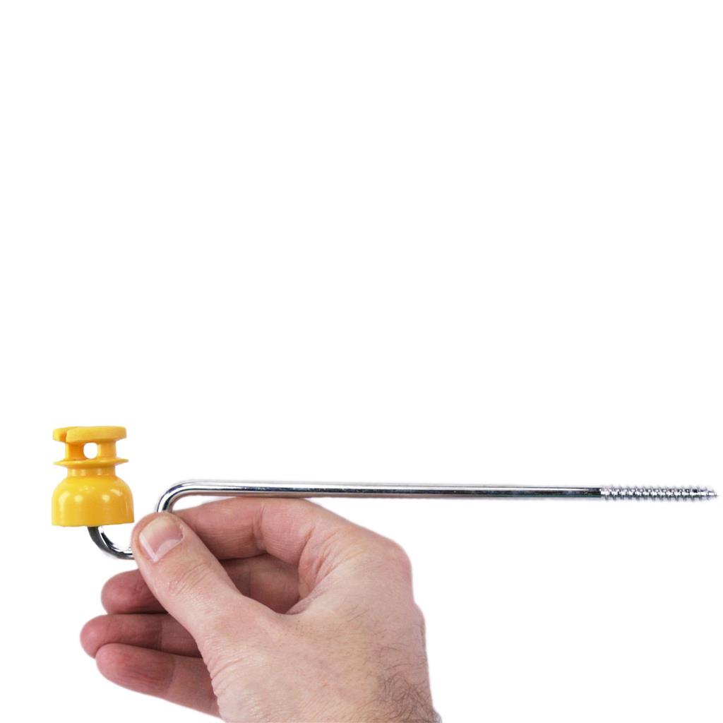 25x Schlitzisolatoren »S151« für Weide · 13cm Langstiel