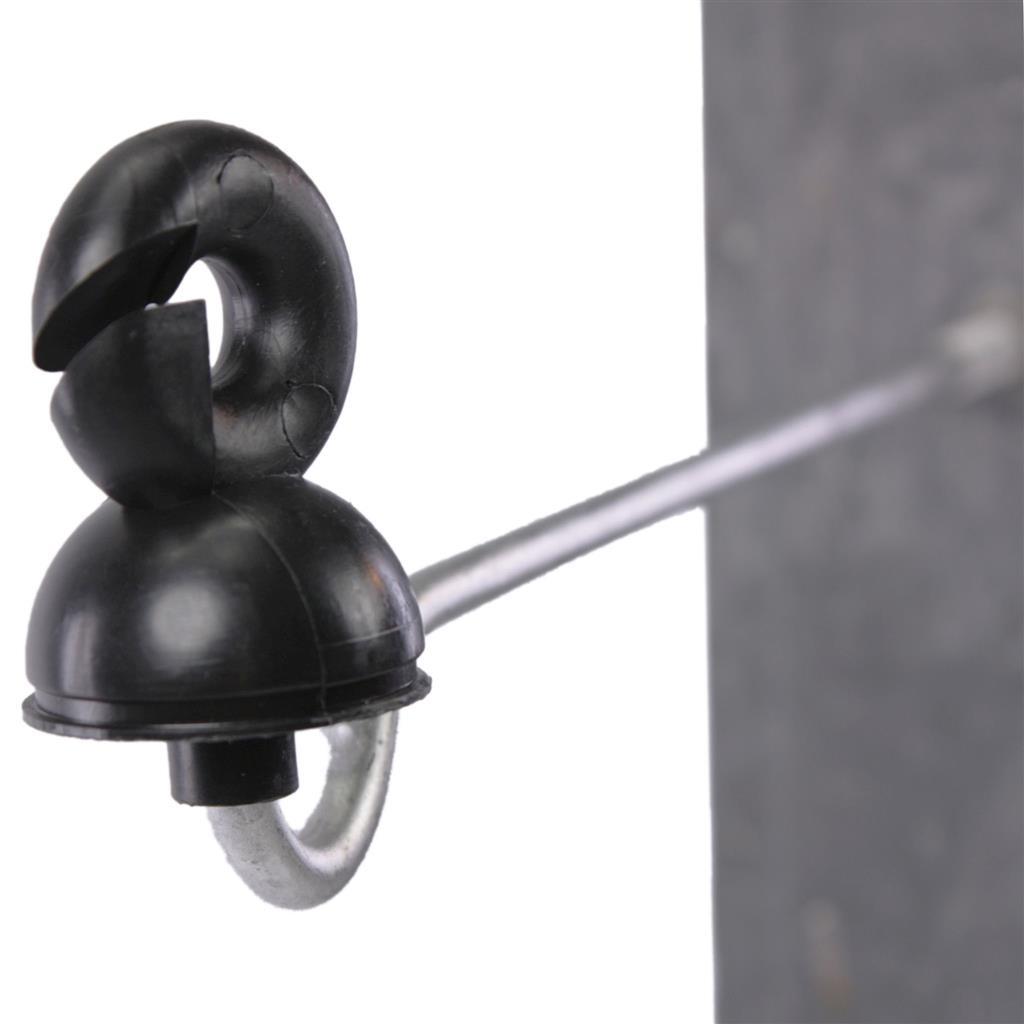 10x Ringisolator »Vollring« für Litze, Draht · 22cm Langstiel