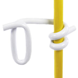 25x Klemmisolator »Fiberglaspfahl« für Ø 10mm Pfahl · Band