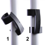 25x Klemmisolator »Kunststoffpfahl« für Ø 19mm Pfahl · Draht