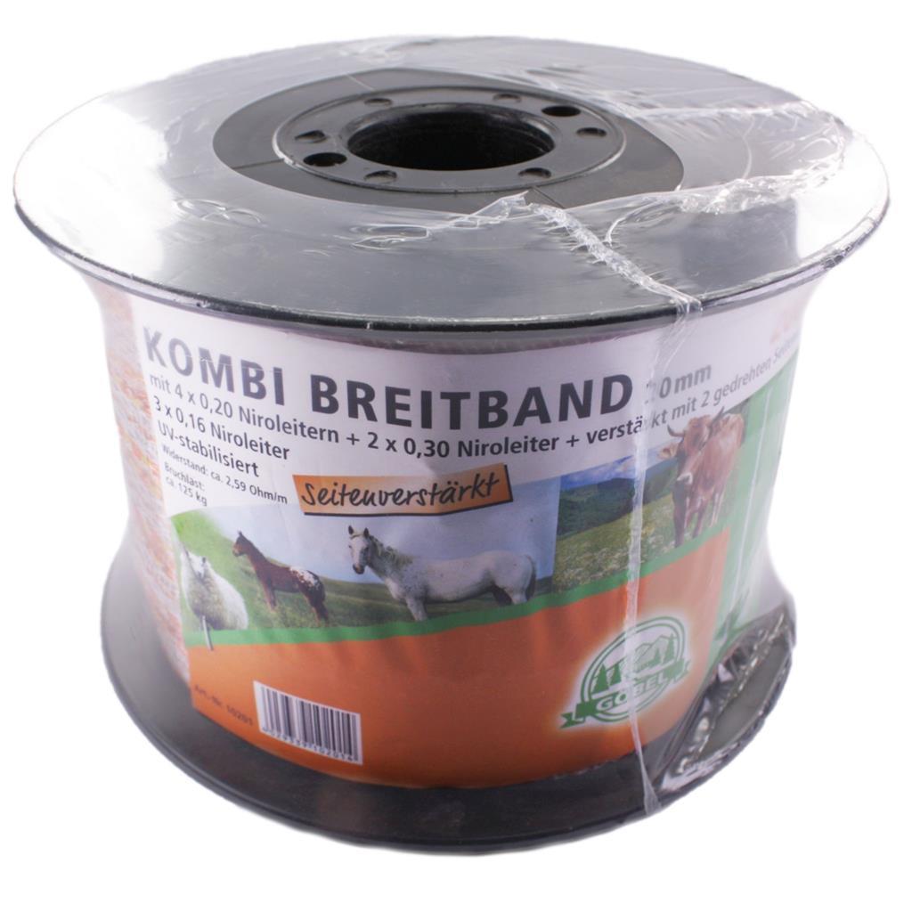 Weidezaunband »Combi« Breitband · 20mm, 200m