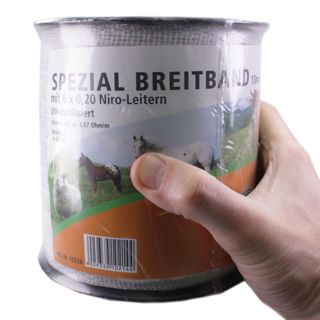 Weidezaunband »Spezial« Breitband · 13mm, 200m, weiß