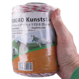 Weidezaunlitze »Torero« Kunststofflitze · 400m, weiß-rot