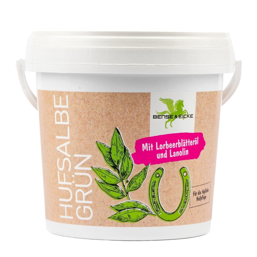 Huffett »L« Hufpflege geg. trockene Hufe · 1000ml, grün