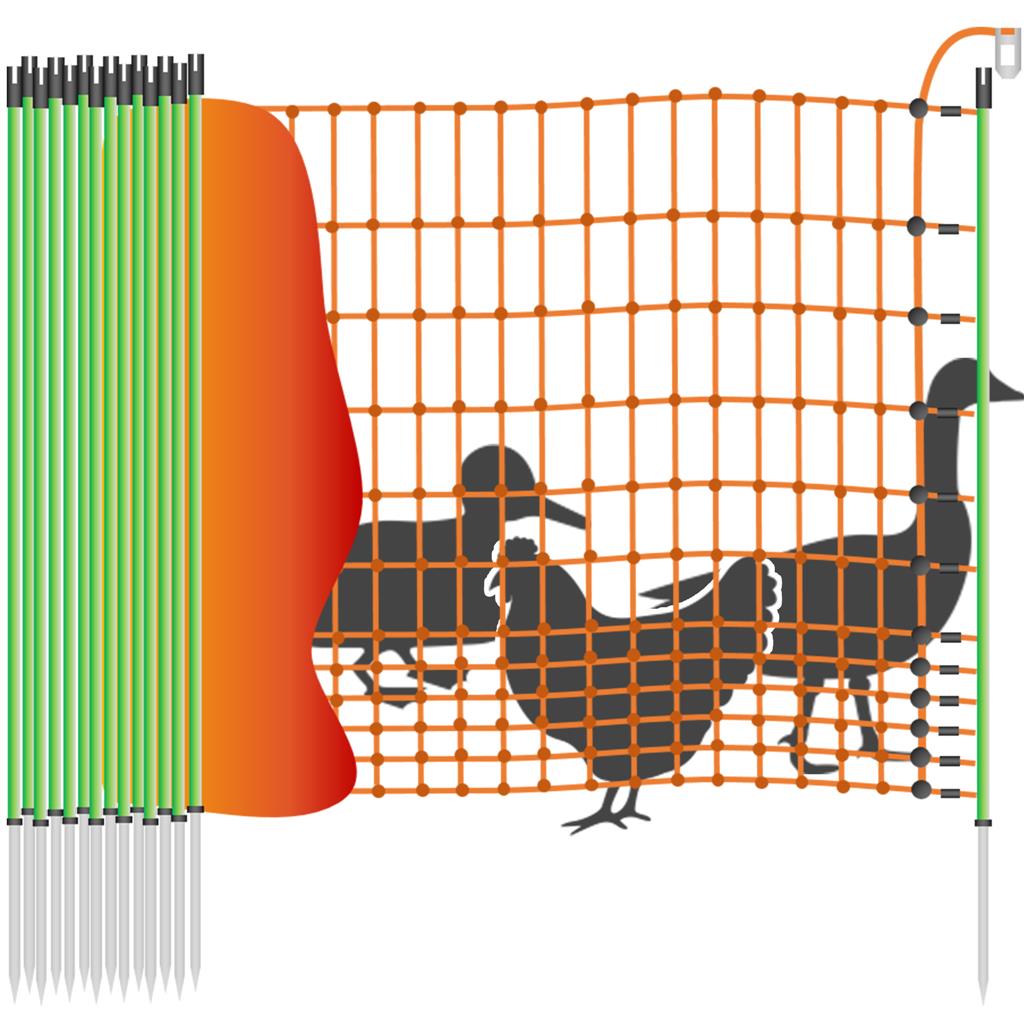Geflügelzaun »Euronetz« Elektro Hühnernetz · 25m-50m, 112cm