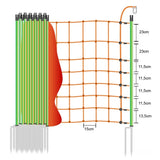 Schafzaun »Euronetz« Elektrozaun · 50m 2 Spitzen, 106cm