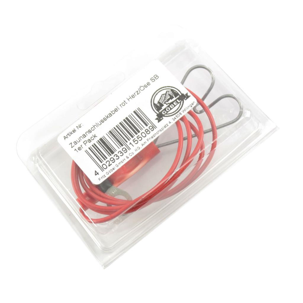 Weidezaun Anschluss »Classic« Zaunanschlusskabel · Herz / Öse