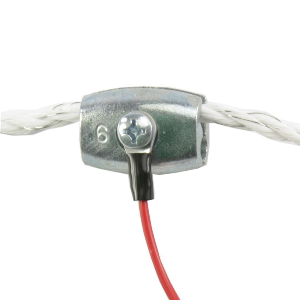 Weidezaun Anschlusskabel »Easy« Seilanschlussklemme · Öse / 6mm