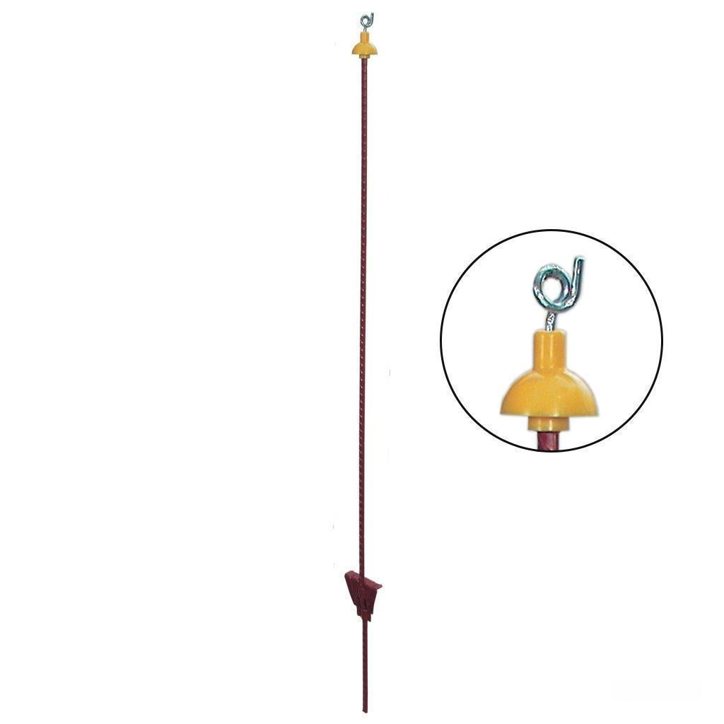 Weidezaunpfähle »Gleitöse« 10x, Federstahl · oval 5x10mm, 105cm