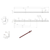 Winkeleisenpfähle »Classic« 10x, harte Böden, Ecken · 3mm, 115cm