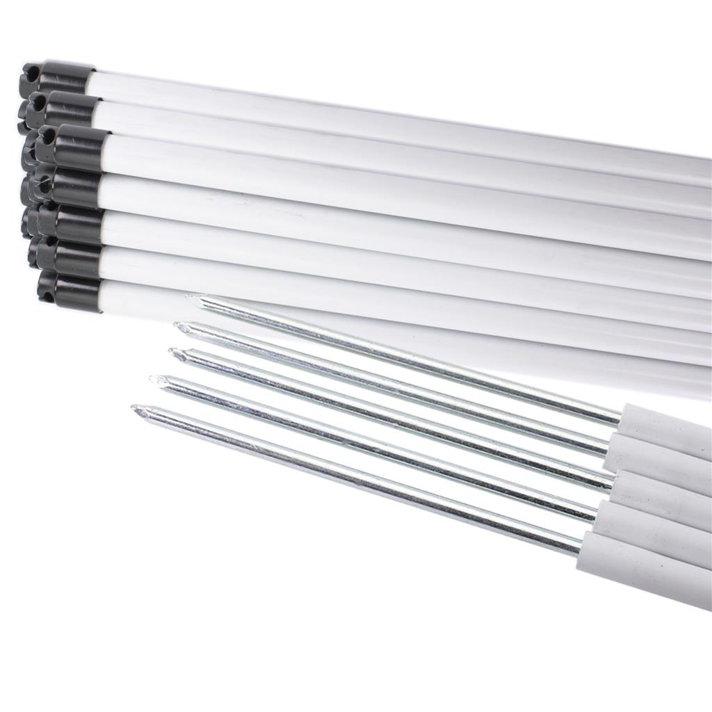 20x Weidezaunpfähle »Kunststoff« 85cm Weidezaun 19mm