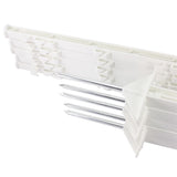 10x Weidezaunpfähle »Dreieckstritt« 75cm Kunststoffpfahl