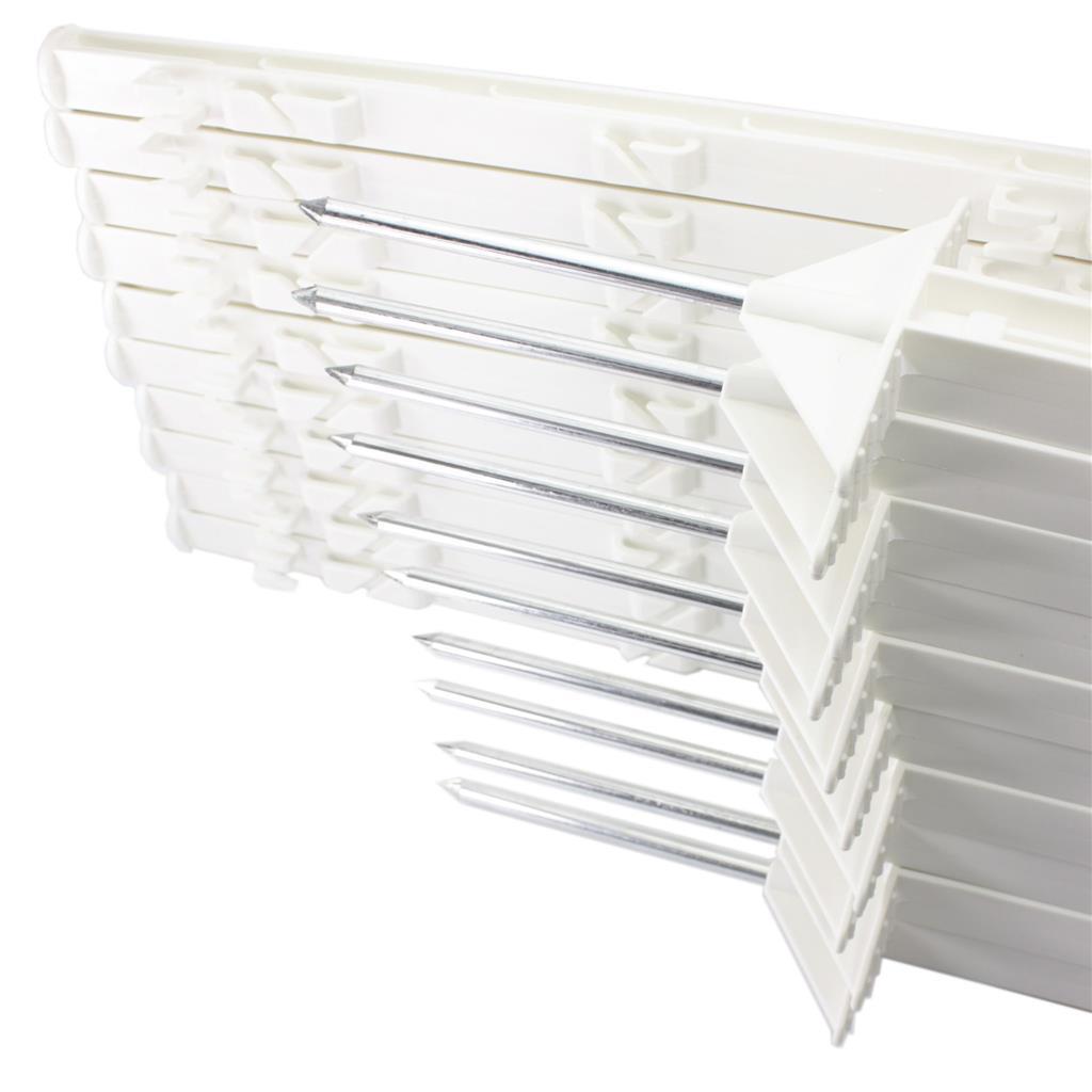 20x Weidezaunpfähle »Dreieckstritt« 105cm Kunststoffpfähle