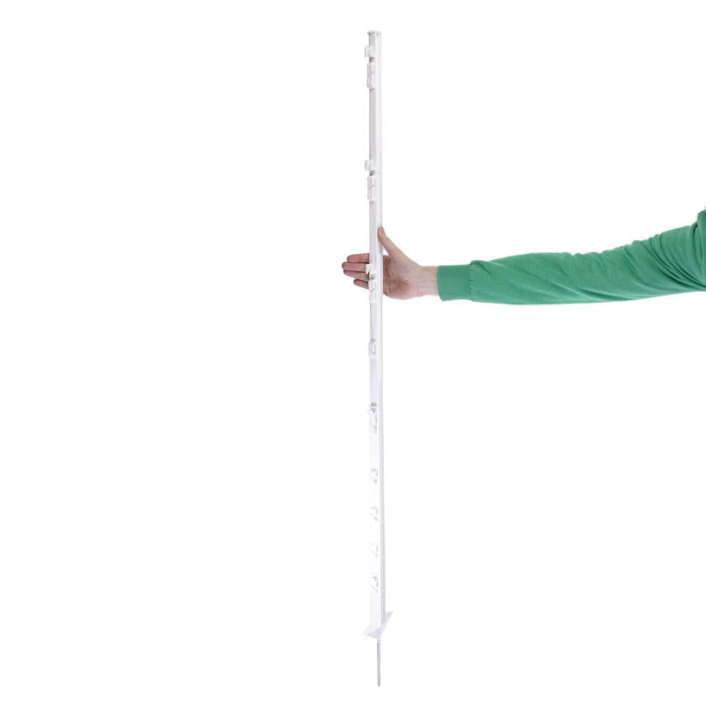 20x Kunststoffpfähle »Dreieckstritt« 150cm Weidezaunpfähle