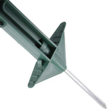 10x Weidezaunpfähle »Dreieckstritt« 75cm Kunststoffpfähle