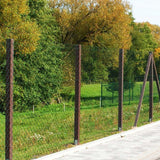 55 x Recycling Pfähle »Vierkant« 1,75m 7x7cm Palette