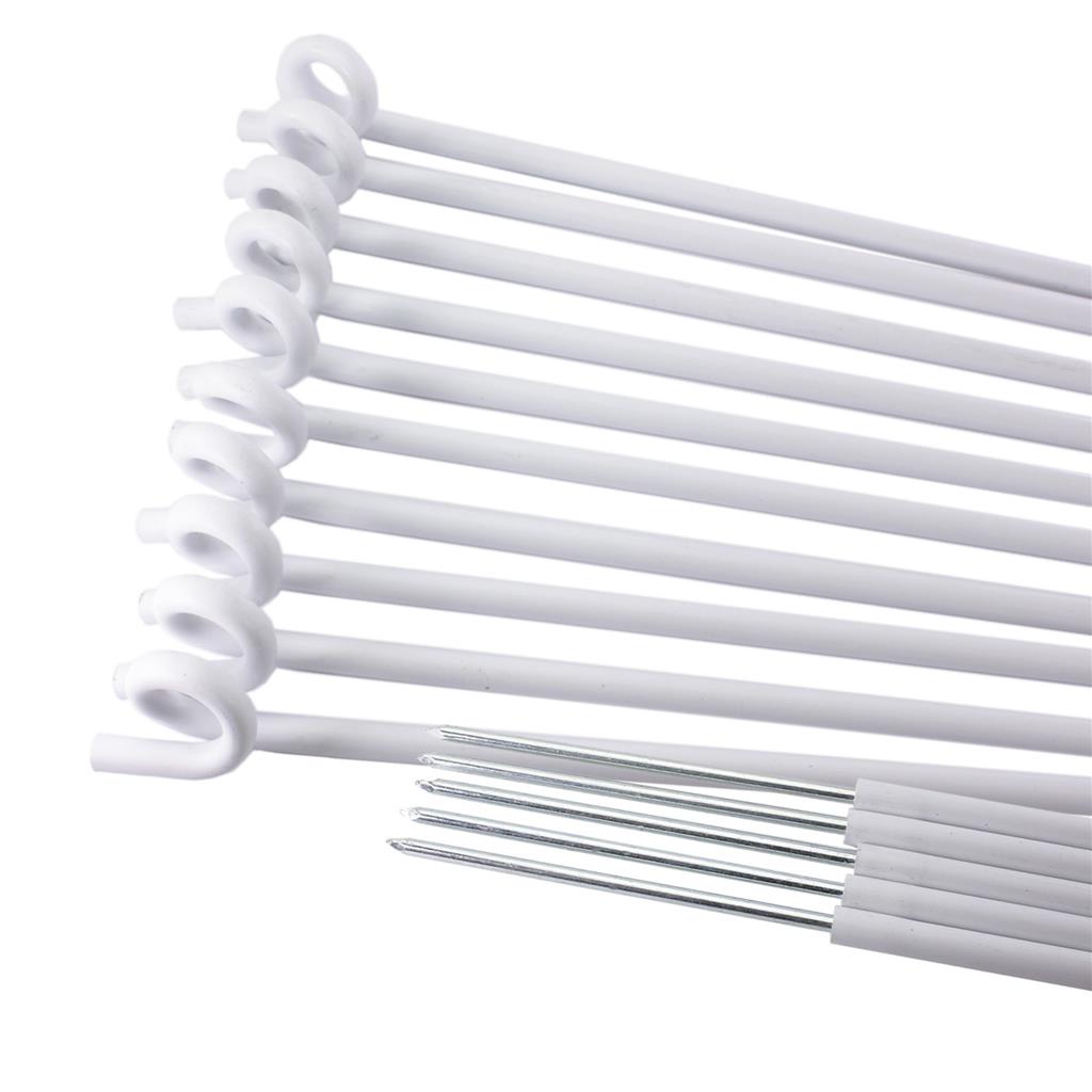 25x Weidezaunpfähle »Ösenpfahl« 110cm Kunststoffphahl 1 Spitze
