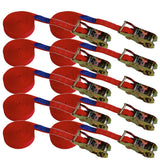 Zurr Gurt »5m / 25mm« Druckratsche, bis 1500daN, rot