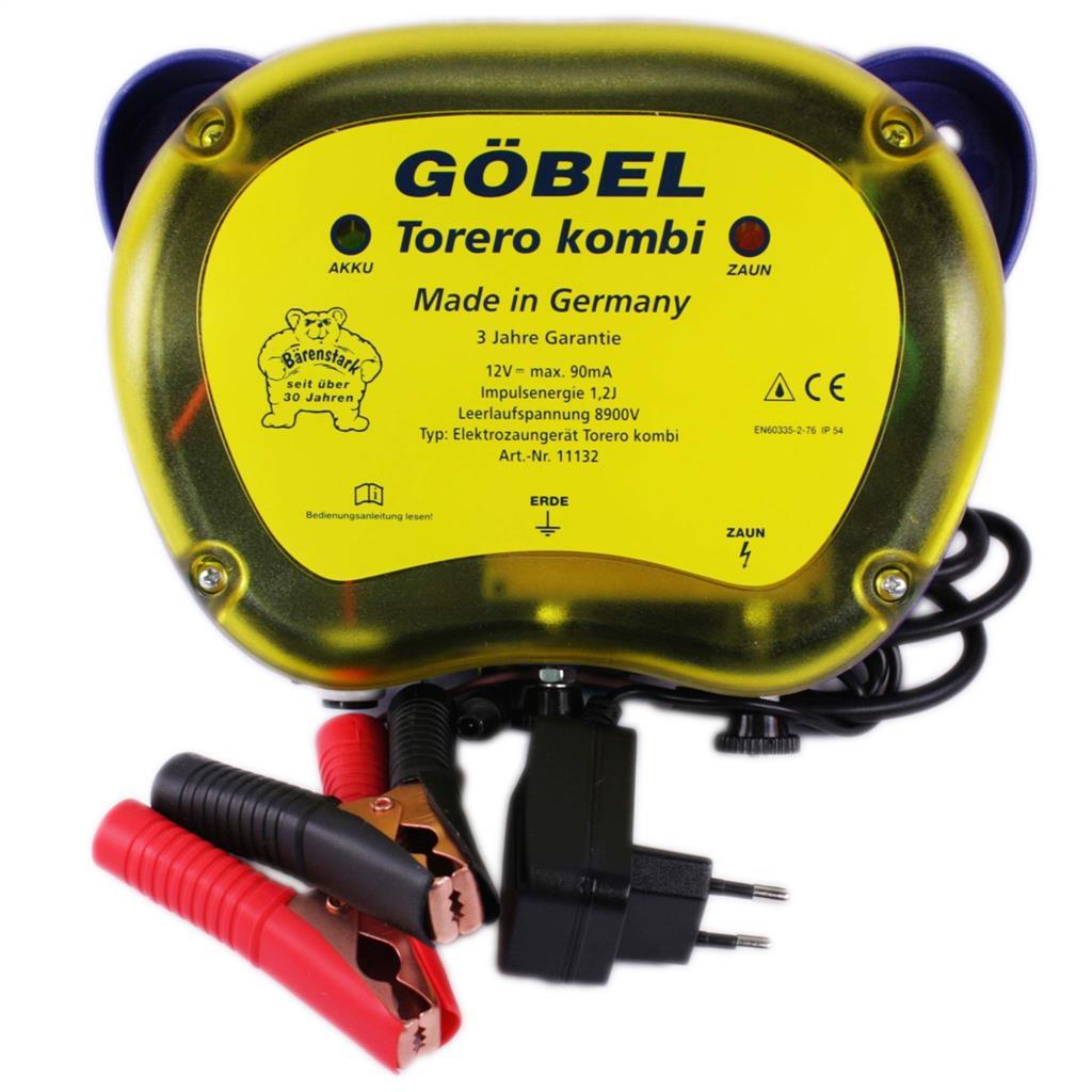 Weidegerät 12v 230v »Torero Kombi« Netzgerät bis 15km