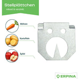 ERPINA® Wühlmaus-Zangenfalle »Pro« mit Köderplatte · sichere Wühlmausbekämpfung