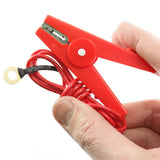 Weidezaun Anschlusskabel »Croko« Krokodilklemme / Öse, 100cm